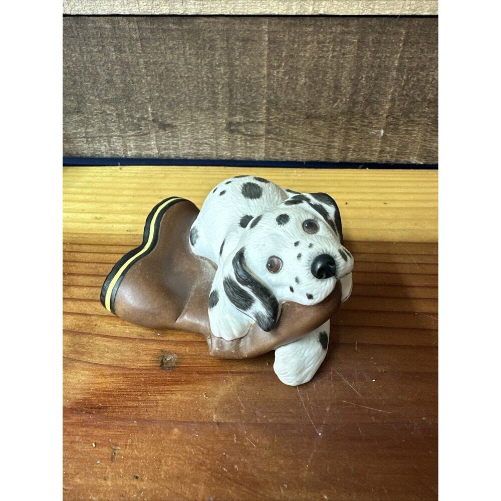 Princeton Gallery Dalmation Puppy Fine Porcelain Figurine "Mischief Afoot" 1994